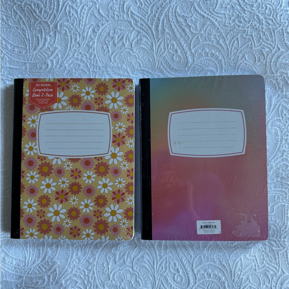 4 OCS Designs Preppy Composition Books